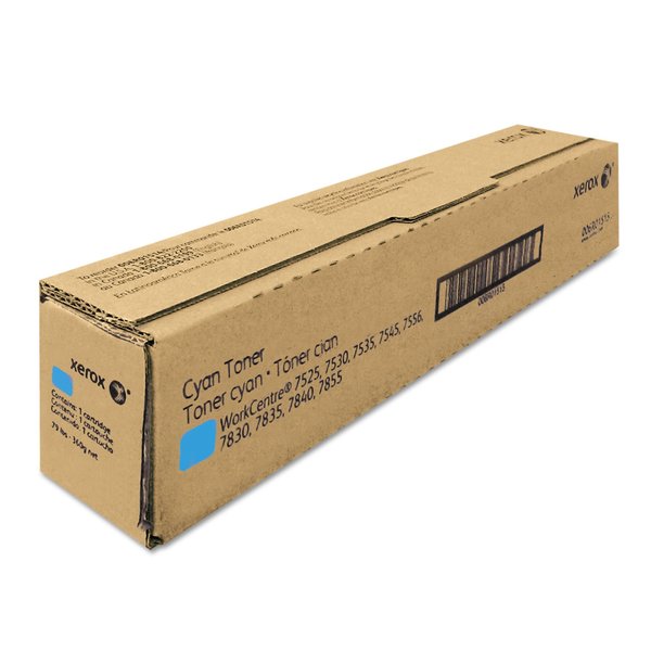 Xerox Toner Cartridge, 15000 Page, Cyan 6R1516